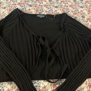 Wild Fable Black Knit Cardigan